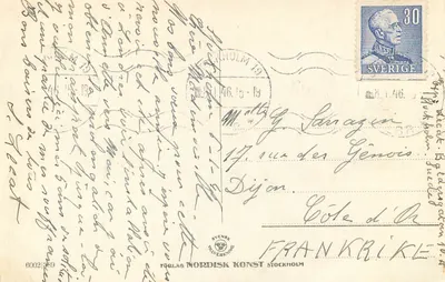 Stockholm. Widok z Katarinahissen — Türlag Nordisk Konst Stockholm — Rewers