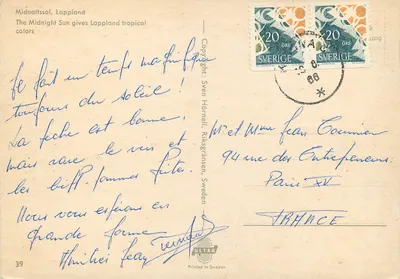 Lapland — Świętych Świata — wydawca Sven Hørnelli, nr 39 — Rewers