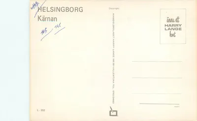 Torre da fortaleza de Kärnan — Helsingborg — editor Harry Lange — Verso
