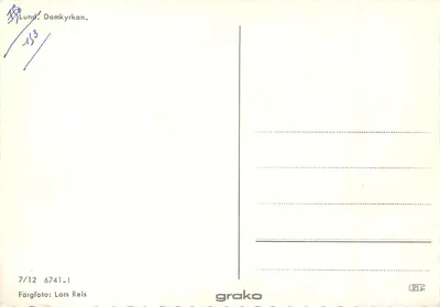 Lund - Catedral — fotografia colorida — grako — Verso