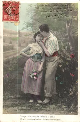 Je t'embrasse de tout mon cœur — ton petit bonnet te faisait si belle — P.J. — éditeur P.J.