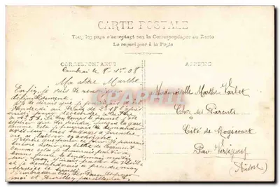 Je t'embrasse de tout mon cœur — ton petit bonnet te faisait si belle — P.J. — éditeur P.J. — Verso