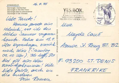 Stortorget w Stocznicy — stara dzielnica — YES. BOX. ALRIGHT! n° 44 — Rewers