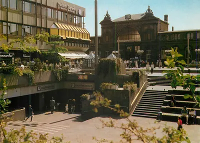 Bonn - „Bonner Loch“ com Estação Central — editor: Gebrüder Schmidt, n° 171