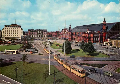 Bremen — Hauptbahnhof e praça central — editor não visível