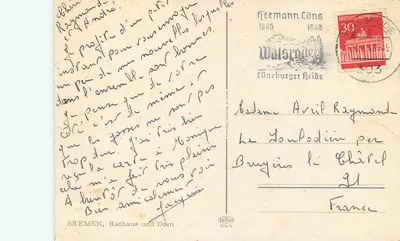 Bremen, Rathaus i Katedra — wydawca Ketteler, nr 934/6 — Rewers
