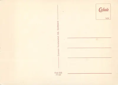 Koblenz — Rzeka Ren i Mosel — Cramer's Kunstanstalt KG, Dortmund — Rewers