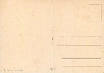 Köln, Katedra i Ryn — Kaufhof A.G., Köln, 928/2 — Rewers
