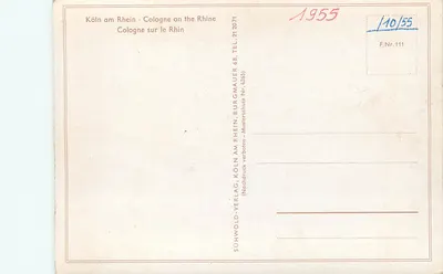 Köln — Das Schöne Köln — Sühwold-Verlag, F/Nr.111 — Rewers