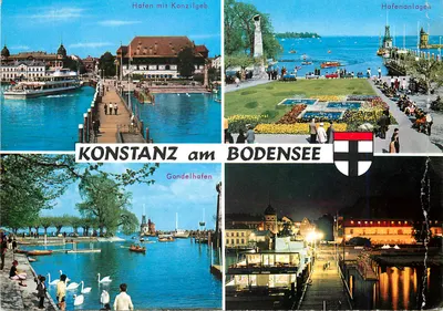 Bilhete postal moderno Konstanz am Bodensee
