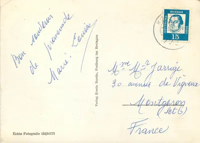 Konstanz - Allmannsdorf-Staad - Bodensee — Echte Fotografie 134/94173 — Verso