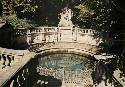 Fontes do Samble Bleue — Donaueschingen — Werner-Bildpostkarten 47/758