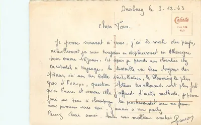 Duisburgo — König-Heinrich-Platz, fontes d'água na Königstraße, ponte nova do Reno, parque zoológico — Verso