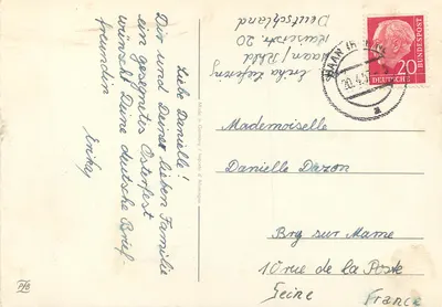 Dois pintinhos — Festa de Páscoa — Fabricado na Alemanha / Imports & Alemanha — Verso