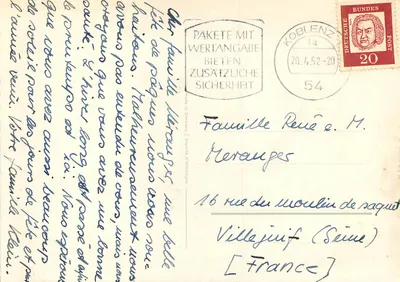 Jajka wielkanocne — trzy pisklęta w koszyku — Made in Germany / Imports d'Allemagne — Rewers