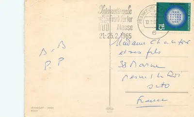 Place du marché de Francfort — nuit — wydawca Kettler 925/72 — Rewers
