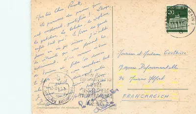 Fontanna Sprawiedliwości — Frankfurter Paulskirche — wydawca nieznany, numer seryjny nie widoczny — Rewers