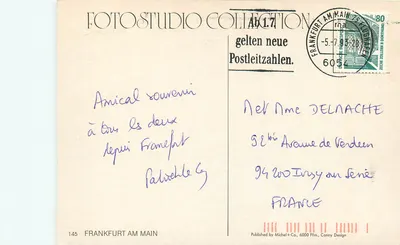 Frankfurt am Main — widok panoramiczny z zabytkami — FOTOSTUDIO COLLECTION, n°145 — Rewers