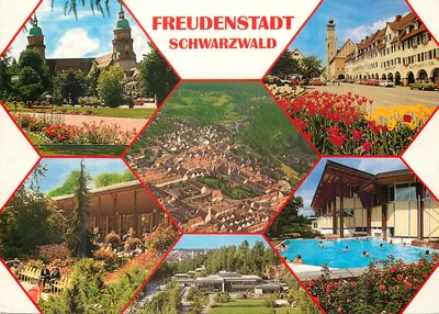 Freudenstadt - Schwarzwald — Carta postal editada por W. Feldmann