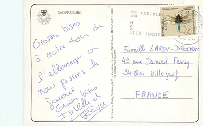 Freiburg im Breisgau — Miejsce/temat główny — wydawca: Herst. u. Verlag Schöning & Co. + Geb. Nr. 439 — Rewers