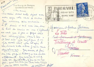 Freiburg im Breisgau — Freiburg im Breisgau e Münster — Editora Karl Alber, Br. — N° 15 — Verso