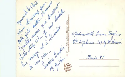 Kürpark — Garmisch-Partenkirchen — editor Bucheler, n° 67 — Verso