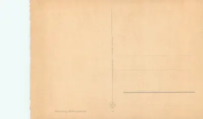 Hamburg Rathausmarkt — widok z góry — wydawca AFK H, nr 200 — Rewers