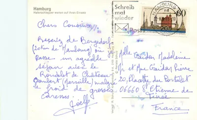 Hamburgo — Porto de Hamburgo — Verlag R. Schulz — Verso