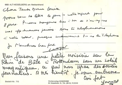 Heidelberg — Grün und Blau — Werbeverlag GORZINSKI — Rewers