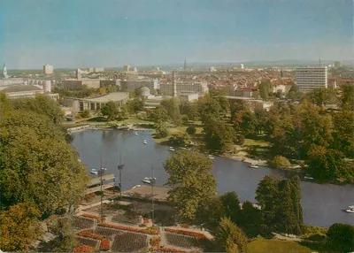 Karlsruhe — Stadtgarten — editor Metz, n° 720/381 ZLE