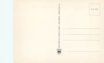 Karlsruhe — widok panoramiczny — BILD-DRUCK & VERLAG GMBH LÜBECK — Rewers