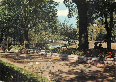 Passeio an den Stadtgarten-Seen — Bundesgartenschau Karlsruhe 1967 — Ausstellungsverlag Georg Michel n°675