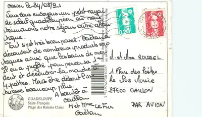 Saint-François — Les Raisins Clairs — Éditions Annie Bonyvat — Verso