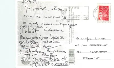 Wieszczyzna wisząca w Guadelupie — Éditions Françaises Guadeloupe — n° 349740001128 — Rewers