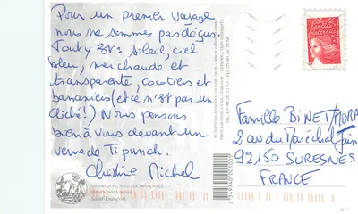 Saint-François — Guadeloupe — Wydawnictwo Cyril Exbrayat — Rewers