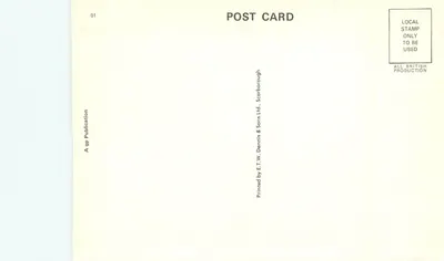 St. Peter Port vista do Castelo Cornet, Guernsey, C.I. — G.52 — Verso