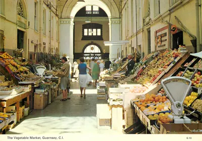 Mercado de legumes, Guernesey — C.I. — Edição G.10