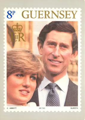 Charles e Diana — casamento real — Guernesey, 1981