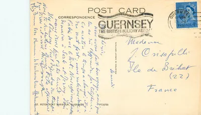 Porto de Saint-Pierre — Guernesey — editor 'The British Holiday Abroad' — Verso