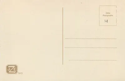 Eger. Capela dupla inferior — editor J.Z.E., série B23 — Verso