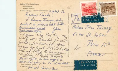 Budapest - Fischerbástya — Bastião dos Pescadores — Foto Czeizing Lajos, n°413/672 — Verso