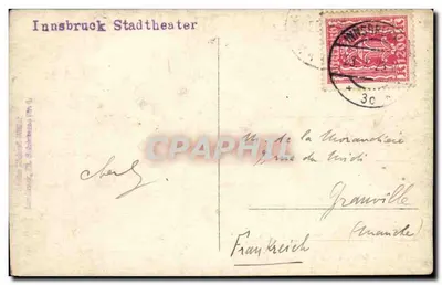 Innsbruck - Pflaume von den Hängen - Teatro Municipal de Innsbruck — Verso