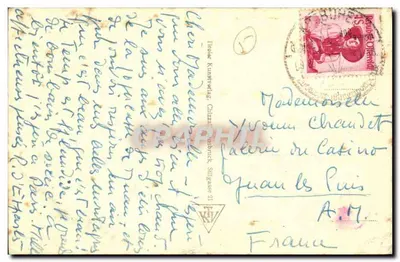 Kitzbühel no Tirol contra o Kaisergebirge — editor Tiroler Kunstverlag, n° 1050 — Verso