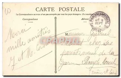 Grenoble — Quai Perrière, Ste. Marie d'en Haut et le Fort de la Bastille — Wydawca: Rostes, nr 65 — Rewers