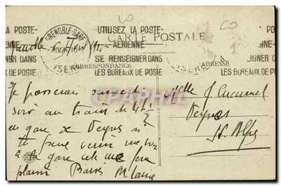 Grenoble — Plac Victor-Hugo i forte — Cl. A.V. n°05 — Rewers