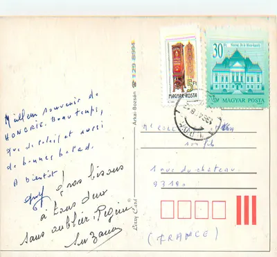 Budapeszt — widok nocny — Lizzy Card — Rewers