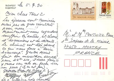Stadion i budynki Budapesztu — wydawca Képzművészeti Kiadó, Budapeszt — Rewers