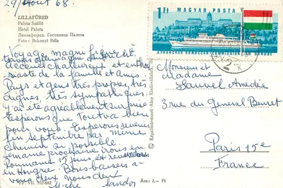 Zamek Palota — Lillafüred — Fot. Bakonyi Béla — Rewers