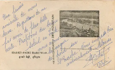 Harki-Pairi, Hardwar — vue du Mansa Devi Mountain — éditeur Harki-Pairi Hardwar — Verso