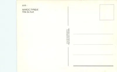 Dziewczyny z Południa — typowy Marok — Color Marrakech, n°614 — Rewers